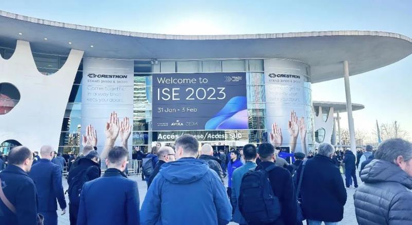 西班牙ISE 2023展会——鉴黑担保网专业显示手艺绽放风范
